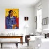 Impressionniste Paysage Toile Art Femme avec Une Fleur Paul Gauguin Peintures À La Main De Haute Qualité Décor À La Maison
