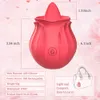 Rose vibrator met tong clitoris tepel vibrerende stimulator orale masturbator volwassen goederen voor vrouwen vrouwelijk