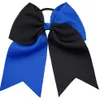 7,5 polegadas de cor dupla amplo rabo de andorinho Butterfly Knot elástico para cabelos de cabelo de cabelo de cabelos Cheerleading Performance Firl's Headwear