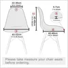 Curtain Elastic Chair Cover Restaurant Solid Knitted Short Back Family Bar El Banquet Seat