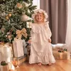 Pajamas Cute Children Girl's Lolita Dress Princess Sleepshirts Lace Ruffle Nightgowns.Victorian Toddler Kids Nightdress Sleep Loungewear 230628
