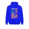 Мужские толстовки Lineman Американский флаг Электрический кабель Патриотический пуловер с капюшоном Европа Мужская пляжная одежда Толстовки со скидкой