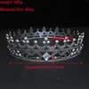 Fermagli per capelli Corona di tiara di cristallo vintage per donna Uomo Spettacolo Prom Diadema Copricapo Ornamenti Accessori per gioielli testa