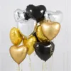 Autres fournitures de fête d'événement 50pcs 18 pouces étoile coeur ballons en aluminium ballon gonflable à l'hélium décorations de fête d'anniversaire enfants mariage fiançailles Globos 230628