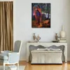 High Quality Reproductions of Paul Gauguin Paintings The Magician of Hivaoa Handmade Canvas Art Contemporary Living Room Decor