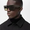 Solglasögon Letter V Waimea l Samma modell Solskyddsmedel UV -skydd Högkvalitativ designer för för Mens Womens Luxury Stars 2330 02
