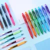 Pens 12 Molors/Lot Japonya Pentel Bln105 Renkli Jel Kalem 0.5mm İğne Uçu Renk Hızlı Yazma Mürekkep Sevimli Sabit Malzemeler