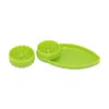 Plastic Smoking Herb Grinder Tray Tobacco Grinder And Roller Combination With Funnel 2-in-1 Grinder Sailboat Plastic Accessories Wholesale