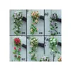 Party Decoration Arrive Wedding Decorations Flower Vine Artificial Rose Simation Roses Silk Ph1 Drop Delivery Home Garden Festive Su Dhhpj