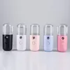 Ångare 30 ml Mini Nano Sprayer USB Nebulizer Fuktare Fuktande Hydrating Women Beauty Skin Care Tool 230628