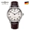 Armbanduhren Zeppelin Herrenuhr, Top-Marke, Luxus-Herren-Quarz-Armbanduhr, atmungsaktives Lederarmband, wasserdicht, Business-Casual-Herrenuhr 230628