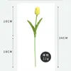Nouveau simulé PU tulipe fleur artificielle mariage décoration de la maison fleurs artificielles décoration de salon table basse et bureau