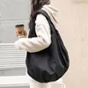 Bolsas de noite femininas de náilon bolsa tiracolo cruzada oblíqua única mochila ombro retro dumpling hobos grande capacidade