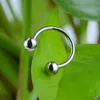 Navel Bell Button Rings 5pcslot Right Grand Implant Grade Internally Threaded Horseshoe Circular Barbells Body Jewelry 230628