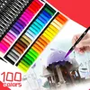 Markers Aquarelle Art marqueurs pinceau stylo double pointe Fineliner dessin pour calligraphie peinture 12/48/60/72/100/120 couleurs ensemble fournitures d'art