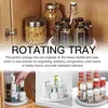 Storage Holders Racks 3 Pack Non Skid Lazy Susan Turntable Display Stand 10-Inch Rotating Spice Rack Spinning Organizer For Cabinet Pantry 230628