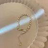 Charm-Armbänder Damen Edelstahl Retro Französische Perle Einfache DIY Armband Schmuck Anhänger Braut Hochzeit Geburtstagsgeschenk Schmuck