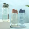 Bouteilles d'eau 1.5L/1.8 L/2.2L haute capacité sport bouteille anti-fuite bouilloire avec couvercle randonnée Camping plastique sans BPA