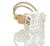 Bouteille en cristal 10 ml suspendus bouteilles de parfum de voiture voiture pendentif accessoires bouteille vide carré bouteille en verre cosmétique parfum emballage bouteille en gros