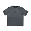 Дизайнер Kith x Ksubi Letter Tee Washed Cotton Crop Streetwear качественная футболка T Рубашки Graphic для мужчин винтажная мужская одежда негабаритная P 820