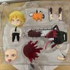 Minifig #1560 Chainsaw Man Denji Anime Figure Denji Power Action Figur #1580 Chainsaw Man Power Figures Collection Model Toys J230629