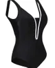 Costumi da bagno Costume da bagno intero nero Donna Sexy Scollo a V profondo Backss Monokini 2022Nuova moda brasiliana Costume da bagno da spiaggia Costumi da bagno HKD230628