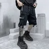 メンズショーツ夏の男性ハラジュクストリートウェアカジュアルマン貨物ファッションテックウェア日本韓国ヒップホップY2Kパンク男性服230629