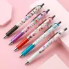 Pens Japan Pentel Limited Cartoon Padrão Gel Pen Energel QuickDrying BLN75 Os alunos usam caneta em gel preta de prensa 0,5mm