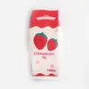 Sacs 20 PCS / Lot Creative Sweet Strawberry Milk Pu Cartoon Crayer Curnerie Retrangeur d'organisateur de stockage Sac Bureau de bureau