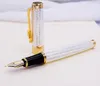 Ручки Jinhao 1200 Vintage Luxurious Sier Metal Fountain Pen Rolllerball ручка в Noble Gift Box, Dragon Clip Collect