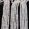 Beads Rice Shape White Pearl Natural Freshwater A For Necklace Bracelet Accessories Jewelry Making DIY Size 4-5mm