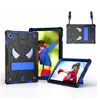 Bolsas para tablet PC infantil para Samsung Galaxy Tab A8 10,5 X200 X205 Spider Robot Kickstand à prova de choque capa colorida com ombro Starp