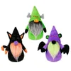 Otros suministros festivos para fiestas Decoración de Halloween Gnomo Adornos de muñecos de peluche sin rostro Murciélago Tomte Nisse Elfo sueco Enano Mesa Deco Dhtio