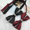 Bow Ties Linbaiway Men's Shinny Wedding Party Neckties For Gentlemen Tuxedos Wine Red Bowknots Male Business Grooms Neckwear Bowtie