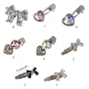 Clips de cheveux coeur / papillon Clip Barrettes Metal Duckbill Hairpins 2 pouces de long T8DE