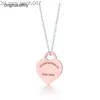 Pendant Necklaces Necklace 925 Silver Pendant Necklaces Female Jewelry Exquisite Craftsmanship Classic Blue Heart Luxury Y220310 Z230629