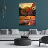 Paisaje impresionista lienzo arte mujeres en el río 1892 Paul Gauguin pinturas hechas a mano decoración del hogar de alta calidad