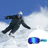 Açık Gözlük Kayak Gözlükleri Unisex Kar Koruma Panoramik Görünüm Darbeye dayanıklı Kayak Paten Sürme Motosikletler