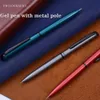 Pennor Japan Pentel QuickDrying Gel Pen Roting 0,5 Needle Tube Metal Pen Body Black Ink Gift Box Bln2005 Matt textur