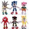 Toptan Anime 40 CM sonic Kirpi Büyük boy peluş oyuncak çocuk oyun arkadaşı kanepe atmak yastık tatil hediye pencere dekorasyonu