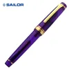 Pens Sailor Fountain Pen orignal Lavender Edition Purple 21K Gold Twotone Nib Najlepszy prezent 118227 Pióro Pen Pióra Pisniki do pisania