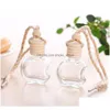 Essential Oils Diffusers Empty Car Per Bottle Pendant Ornament Air Freshener Diffuser Fragrance Glass Xb1 Drop Delivery Home Garden Dhf4W