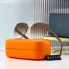 15% de descuento al por mayor de lentes de nailon sin montura para mujer, gafas de moda pony con personalidad, gafas de sol redondas con montura grande