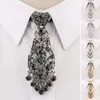 Bow Ties Faux Crystal Neckties Luxury Metal Inlaid Diamond Fine Workmanship Corsage Weddings Parties Accessories