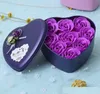 Partybevorzugung Valentinstagsgeschenk 9 Rosenseifenblumen Duftender Badekörper Blütenblatt Schaum Künstliche Blume DIY Heimdekoration C133