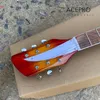 2-piece ASH Body 6 String Semi Hollow Body 360 Electric Guitar Cherry Burst Color Guitarra Rosewood Fretboard Free Shipping