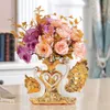 Wazony 2020 wazony łabędź dekoracja domowa akcesoria rękodzieła ślubny salon szafka na wino pulpit Kreatywność kwiat wazon ceramiczny x0630