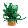 Blocs Mini Chomper fleur blocs de construction homme mangeur plantes Pet vert jouets pour enfants anniversaire noël Gfits R230629