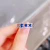 Cluster Rings Simple Love Cute Wedding Engagement For Women Micro Pave Cubic Zirconia Sliver Color Dainty Ring Fashion Jewelry