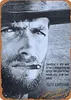 Films Unidwod Clint Eastwood Classic Cowboy 8X12 pouces, signe en métal Vintage en étain pour la maison, Bar, Pub, Garage, cadeaux de décoration